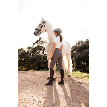 Broek met volledige grip voor alle seizoenen Horze Mira Morieljebruin