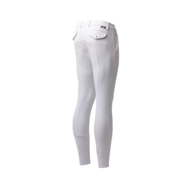 Pantalon fond intégral silicone Horze Grand Prix homme Blanc Pantalon fond intégral silicone Horze Grand Prix homme Blanc