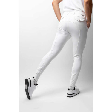 Pantalon fond intégral silicone Horze Grand Prix homme Blanc Pantalon fond intégral silicone Horze Grand Prix homme Blanc