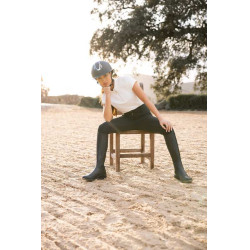 Pantalon Horze Grand Prix Pro fond intégral femme Noir