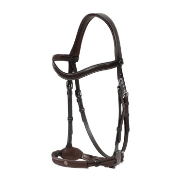 Bridon sans mors Bitless Dy'on Marron