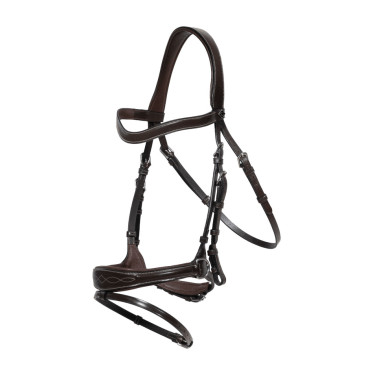 Bridon Working by Dy'on avec liberté de mouvement Marron