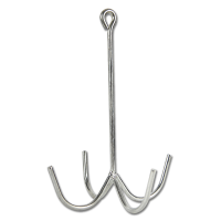 Ancre 4 branches Waldhausen en métal Gris
