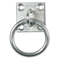Anneau d’Attache sur Plaque Waldhausen Gris