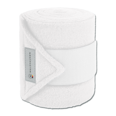 Bandes polaire Waldhausen Basic par 4 Blanc
