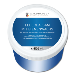Baume cuir Waldhausen cire d’abeille 500 ml