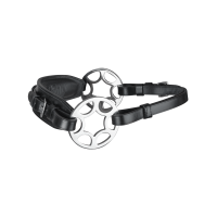 Bride sans mors Waldhausen Sensitv avec roue Noir Bride sans mors Waldhausen Sensitv avec roue Noir