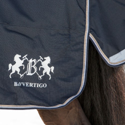 Couverture d'extérieur B Vertigo Georgina avec couvre-cou 400 g Bleu marine