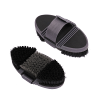 Brosse de pansage Waldhausen Basic Flexi Noir / gris Brosse de pansage Waldhausen Basic Flexi Noir / gris