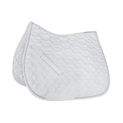 Zadeldoek Waldhausen Ancona Wit / zilver