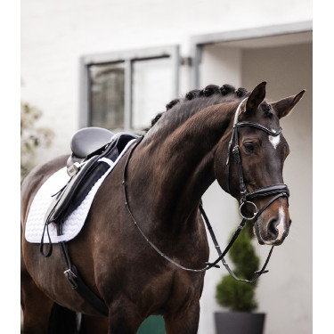 Zadelpad Waldhausen Classic Wit / wit