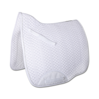 Tapis de selle Walghausen Lugano Blanc / argent