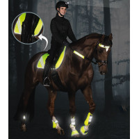Tapis de selle Waldhausen Reflex Néon jaune Tapis de selle Waldhausen Reflex Néon jaune