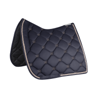 Tapis de selle Waldhausen Valencia Bleu foncé / or rosé