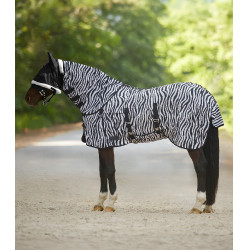Chemise anti-mouches Waldhausen Zebra Noir / blanc
