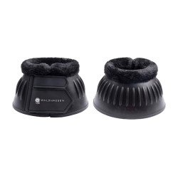 Cloches Waldhausen caoutchouc et fourrure synthétique Noir