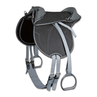 Bardette d’équitation Waldhausen enfant Noir / gris