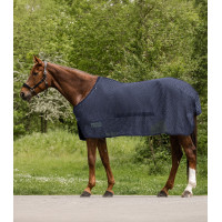 Couverture anti-mouche Waldhausen Comfort bavette ventrale Bleu nocturne