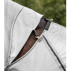 Waldhausen anti-vliegen deken met afneembare hals Protect Zilvergrijs / grijs Waldhausen anti-vliegen deken met afneembare hals Protect Zilvergrijs / grijs