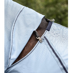 Couverture anti-mouches Waldhausen encolure amovible Protect Bleu clair / bleu nocturne Couverture anti-mouches Waldhausen encolure amovible Protect Bleu clair / bleu nocturne