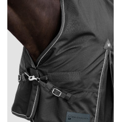 Buiten deken High Neck Waldhausen Scandic 100 g Zwart