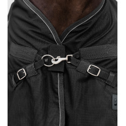 Buiten deken High Neck Waldhausen Scandic 100 g Zwart