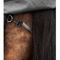 Couverture d’extérieur High Neck Waldhausen Scandic 100 g Noir Couverture d’extérieur High Neck Waldhausen Scandic 100 g Noir