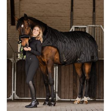 Waldhausen Exclusive 50 g stapdeken Zwart