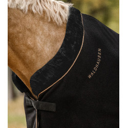 Waldhausen fleece deken Modern Rosé Zwart / goud Waldhausen fleece deken Modern Rosé Zwart / goud