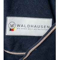 Waldhausen fleece deken Modern Rosé Nachtblauw / roségoud