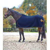 Sponsor fleece deken Waldhausen Blauw / goud