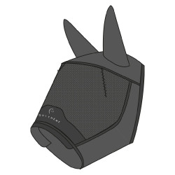 Vliegenmasker anti-UV Equithème Mesh Vliegenmasker anti-UV Equithème Mesh