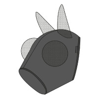 Vliegwerend anti-UV masker Equithème Lycra