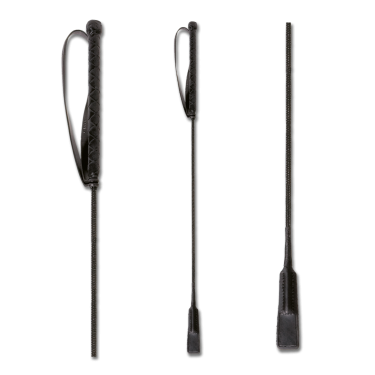 Cravache d’obstacle Waldhausen claquette étroite en cuir