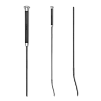 Cravache de dressage Waldhausen poignée gel Noir
