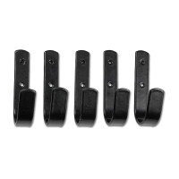 Haken voor lederen hoofdstellen Waldhausen Zwart