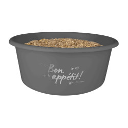 Voederbak met deksel Waldhausen Grijs Voederbak met deksel Waldhausen Grijs