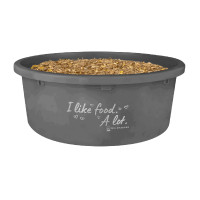 Mangeoire XL avec couvercle Waldhausen Gris