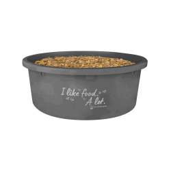 Mangeoire XL avec couvercle Waldhausen Gris