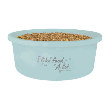 XL-voederbak met deksel Waldhausen Turkoois Blauw