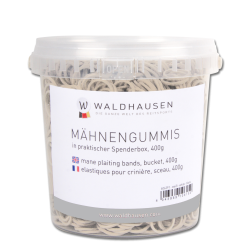 Waldhausen manenelastiekjes in een emmer van 400 g