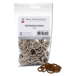 Waldhausen elastiekjes voor manen klein zakje 50 g Waldhausen elastiekjes voor manen klein zakje 50 g