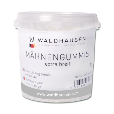 Waldhausen extra brede elastieken in emmer Transparant