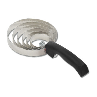 Waldhausen ronde metalen roskam Zwart