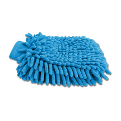 Gant microfibres de pansage Waldhausen Bleu azur