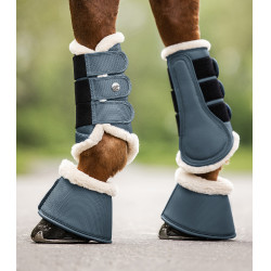 Guêtre de dressage Waldhausen Pegasus Blue craie Guêtre de dressage Waldhausen Pegasus Blue craie