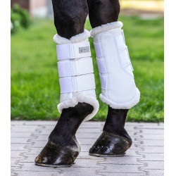 Guêtre de dressage Waldhausen Soft Blanc
