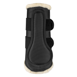 Guêtres de dressage Waldhausen Comfort Noir / nature Guêtres de dressage Waldhausen Comfort Noir / nature