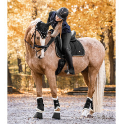 Guêtres de dressage Waldhausen Comfort Noir / nature Guêtres de dressage Waldhausen Comfort Noir / nature
