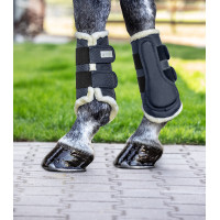 Guêtres de dressage Waldhausen Comfort Bleu nocturne / nature